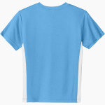 CROW HIGH SCHOOL Cougars Online Store <span class="pdp-name-mascot">CROW COUGARS</span> Sport-Tek Youth Competitor United Short-Sleeve V-Neck Tee Back Thumbnail