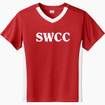 Southwestern Spartans Sport-Tek Youth Competitor United Short-Sleeve V-Neck Tee Front Thumbnail