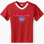 Tamarac Bengals <span class="pdp-name-mascot">Tamarac Bengals</span> Sport-Tek Youth Competitor United Short-Sleeve V-Neck Tee Front Thumbnail