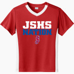 John Swett High School Online Apparel Store Sport-Tek Youth Competitor United Short-Sleeve V-Neck Tee Front Thumbnail