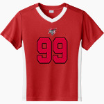 LAKEWOOD HIGH SCHOOL LANCERS <span class="pdp-name-mascot">LAKEWOOD LANCERS</span> Sport-Tek Youth Competitor United Short-Sleeve V-Neck Tee Front Thumbnail
