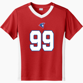 Sport-Tek Youth Competitor United Short-Sleeve V-Neck Tee