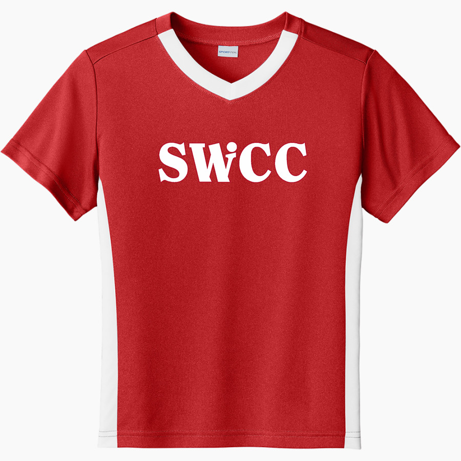 Southwestern Spartans Sport-Tek Youth Competitor United Short-Sleeve V-Neck Tee