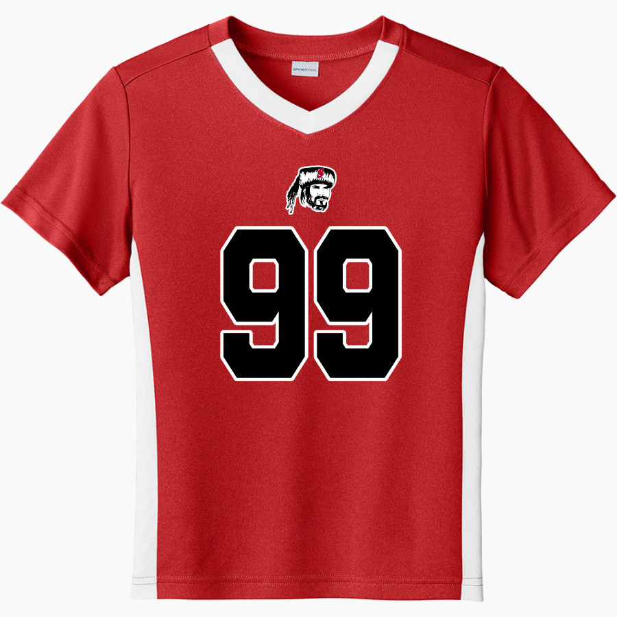 SEVASTOPOL HIGH SCHOOL PIONEERS <span class="pdp-name-mascot">SEVASTOPOL PIONEERS</span> Sport-Tek Youth Competitor United Short-Sleeve V-Neck Tee