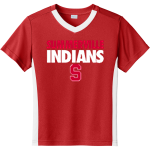 Summerville Indians <span class="pdp-name-mascot">City of Summerville Indians</span> Sport-Tek Youth Competitor United Short-Sleeve V-Neck Tee Front Thumbnail