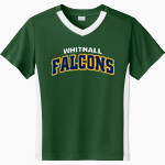 Whitnall Falcons <span class="pdp-name-mascot">Whitnall Falcons</span> Sport-Tek Youth Competitor United Short-Sleeve V-Neck Tee Front Thumbnail