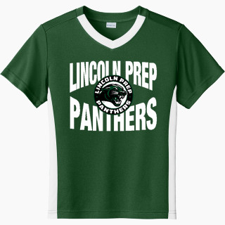 Sport-Tek Youth Competitor United Short-Sleeve V-Neck Tee