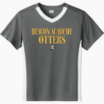 Beacon Academy Otters <span class="pdp-name-mascot">Beacon Academy Otters</span> Sport-Tek Youth Competitor United Short-Sleeve V-Neck Tee Front Thumbnail