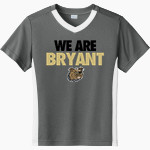 Bryant Bulldogs <span class="pdp-name-mascot">Bryant Bulldogs</span> Sport-Tek Youth Competitor United Short-Sleeve V-Neck Tee Front Thumbnail