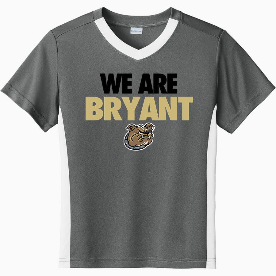 Bryant Bulldogs <span class="pdp-name-mascot">Bryant Bulldogs</span> Sport-Tek Youth Competitor United Short-Sleeve V-Neck Tee