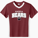 Paideia High Bears <span class="pdp-name-mascot">Paideia High School Bears</span> Sport-Tek Youth Competitor United Short-Sleeve V-Neck Tee Front Thumbnail