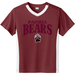 Paideia High Bears <span class="pdp-name-mascot">Paideia High School Bears</span> Sport-Tek Youth Competitor United Short-Sleeve V-Neck Tee Front Thumbnail