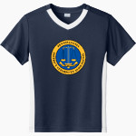 Pennsylvania District Attorneys Association <span class="pdp-name-mascot">Pennsylvania District Attorneys Association</span> Sport-Tek Youth Competitor United Short-Sleeve V-Neck Tee Front Thumbnail