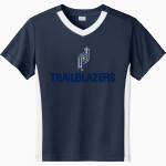 Paul Duke STEM Trailblazers <span class="pdp-name-mascot">Paul Duke High School Trailblazers</span> Sport-Tek Youth Competitor United Short-Sleeve V-Neck Tee Front Thumbnail