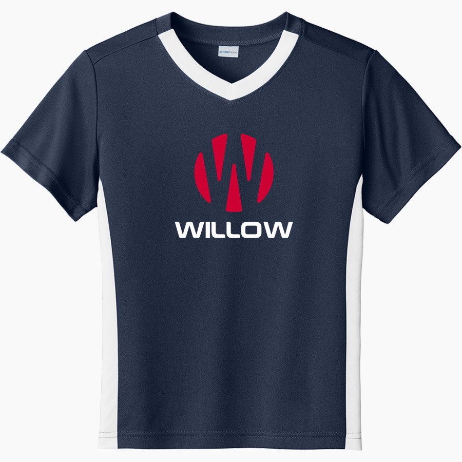 Willow TV Willow TV Sport-Tek Youth Competitor United Short-Sleeve V-Neck Tee