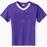 HERBERT HOOVER HIGH SCHOOL TORNADOS Sport-Tek Youth Competitor United Short-Sleeve V-Neck Tee Front Thumbnail