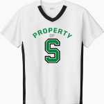 WEST MONONA HIGH SCHOOL SPARTANS Sport-Tek Youth Competitor United Short-Sleeve V-Neck Tee Front Thumbnail