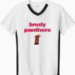 Brusly Panthers Sport-Tek Youth Competitor United Short-Sleeve V-Neck Tee Front Thumbnail