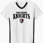 GREENON HIGH SCHOOL KNIGHTS <span class="pdp-name-mascot">GREENON KNIGHTS</span> Sport-Tek Youth Competitor United Short-Sleeve V-Neck Tee Front Thumbnail