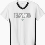 TEMPLETON HIGH SCHOOL EAGLES Sport-Tek Youth Competitor United Short-Sleeve V-Neck Tee Front Thumbnail
