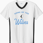 Burchell Wolves <span class="pdp-name-mascot">Burchell Wolves</span> Sport-Tek Youth Competitor United Short-Sleeve V-Neck Tee Front Thumbnail