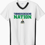 Doane Stuart Thunderchickens Thunderchickens <span class="pdp-name-mascot">Doane Stuart Thunderchickens</span> Sport-Tek Youth Competitor United Short-Sleeve V-Neck Tee Front Thumbnail