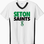 SETON HIGH SCHOOL SAINTS <span class="pdp-name-mascot">SETON SAINTS</span> Sport-Tek Youth Competitor United Short-Sleeve V-Neck Tee Front Thumbnail