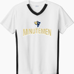 LEXINGTON HIGH SCHOOL MINUTEMEN <span class="pdp-name-mascot">LEXINGTON MINUTEMEN</span> Sport-Tek Youth Competitor United Short-Sleeve V-Neck Tee Front Thumbnail