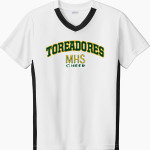 Monterey Toreadores <span class="pdp-name-mascot">Monterey Toreadores</span> Sport-Tek Youth Competitor United Short-Sleeve V-Neck Tee Front Thumbnail