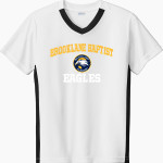 Brooklane Baptist Eagles Sport-Tek Youth Competitor United Short-Sleeve V-Neck Tee Front Thumbnail