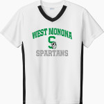 WEST MONONA HIGH SCHOOL SPARTANS Sport-Tek Youth Competitor United Short-Sleeve V-Neck Tee Front Thumbnail