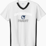 Cape Cod Academy Seahawks <span class="pdp-name-mascot">Cape Cod Academy Seahawks</span> Sport-Tek Youth Competitor United Short-Sleeve V-Neck Tee Front Thumbnail