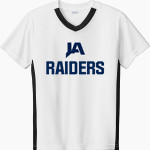 JACKSON ACADEMY RAIDERS <span class="pdp-name-mascot">JACKSON ACADEMY RAIDERS</span> Sport-Tek Youth Competitor United Short-Sleeve V-Neck Tee Front Thumbnail