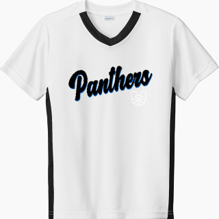 Sport-Tek Youth Competitor United Short-Sleeve V-Neck Tee