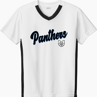 Sport-Tek Youth Competitor United Short-Sleeve V-Neck Tee