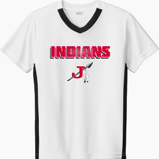 Sport-Tek Youth Competitor United Short-Sleeve V-Neck Tee