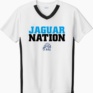 Sport-Tek Youth Competitor United Short-Sleeve V-Neck Tee