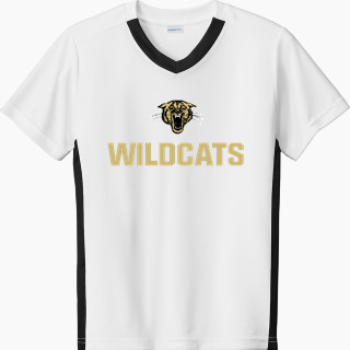 Sport-Tek Youth Competitor United Short-Sleeve V-Neck Tee