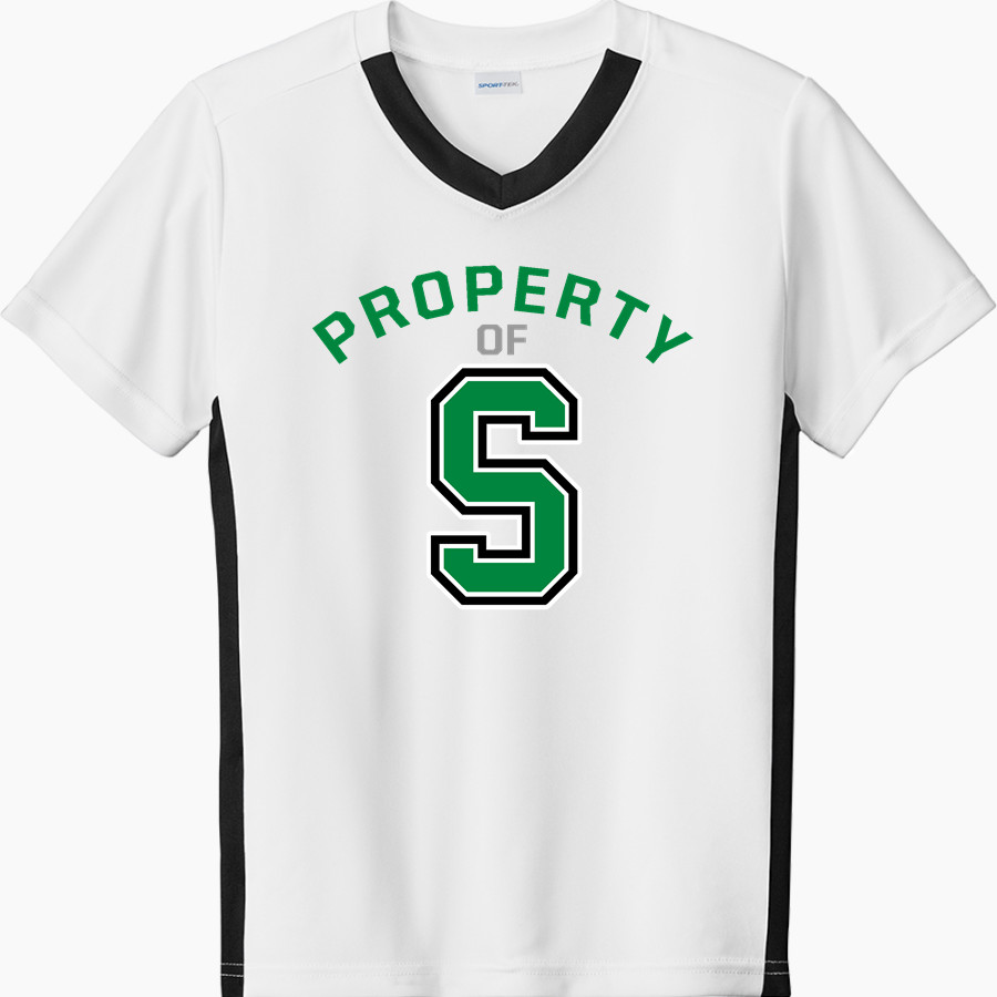 WEST MONONA HIGH SCHOOL SPARTANS Sport-Tek Youth Competitor United Short-Sleeve V-Neck Tee
