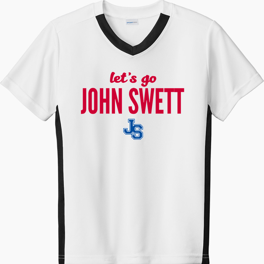 John Swett High School Online Apparel Store Sport-Tek Youth Competitor United Short-Sleeve V-Neck Tee