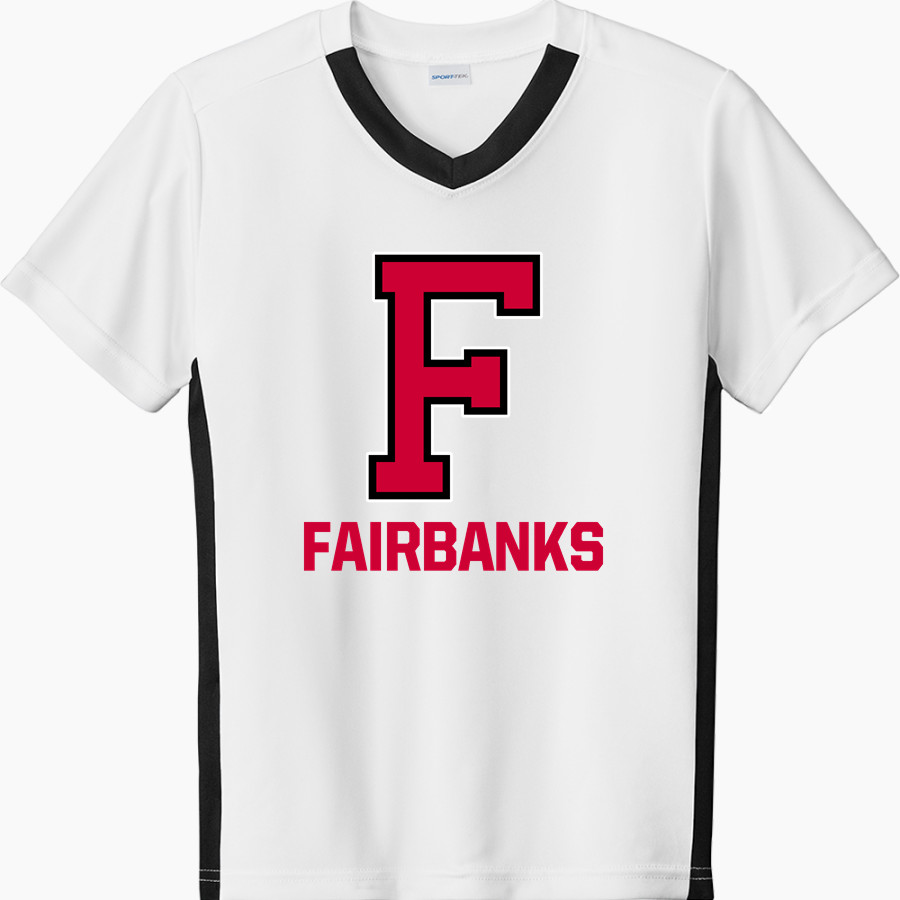 FAIRBANKS HIGH SCHOOL PANTHERS <span class="pdp-name-mascot">FAIRBANKS PANTHERS</span> Sport-Tek Youth Competitor United Short-Sleeve V-Neck Tee