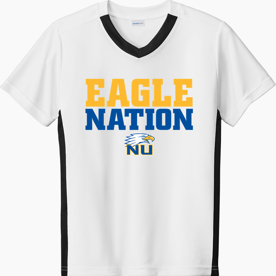 Northwest University Eagles Online Store Sport-Tek Youth Competitor United Short-Sleeve V-Neck Tee