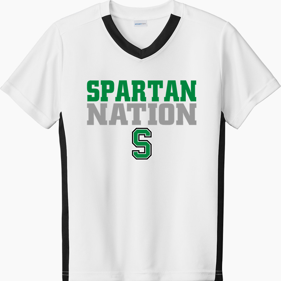 WEST MONONA HIGH SCHOOL SPARTANS Sport-Tek Youth Competitor United Short-Sleeve V-Neck Tee