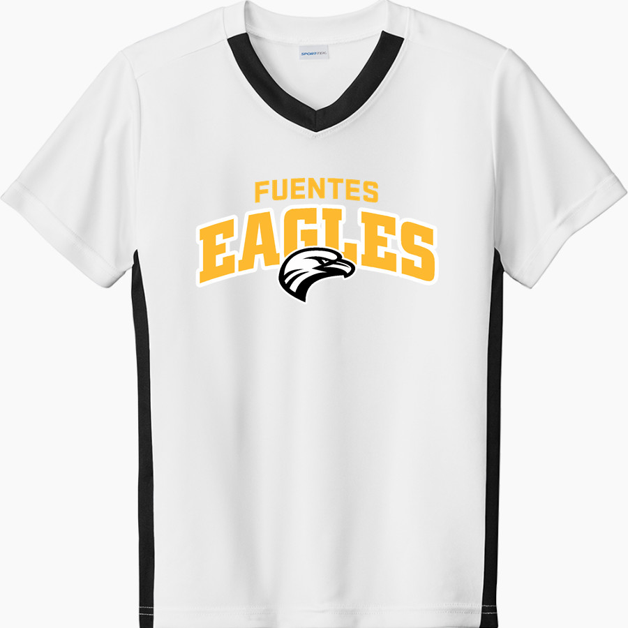 Fuentes Eagles Sport-Tek Youth Competitor United Short-Sleeve V-Neck Tee