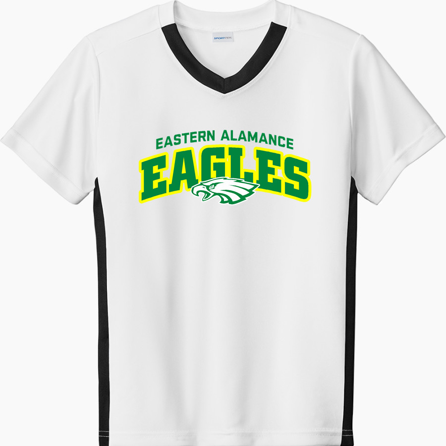 Eastern Alamance Eagles Sport-Tek Youth Competitor United Short-Sleeve V-Neck Tee