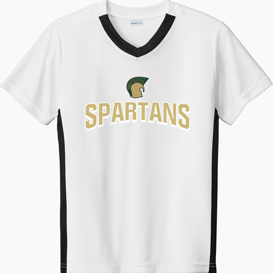 Mayo Spartans <span class="pdp-name-mascot">Mayo Spartans</span> Sport-Tek Youth Competitor United Short-Sleeve V-Neck Tee