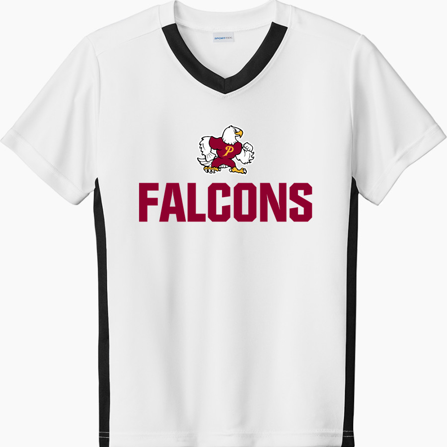 Prairie Falcons <span class="pdp-name-mascot">Prairie Falcons</span> Sport-Tek Youth Competitor United Short-Sleeve V-Neck Tee