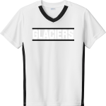 Ohio Glaciers Glaciers <span class="pdp-name-mascot">Ohio Glaciers Glaciers</span> Sport-Tek Youth Competitor United Short-Sleeve V-Neck Tee Front Thumbnail