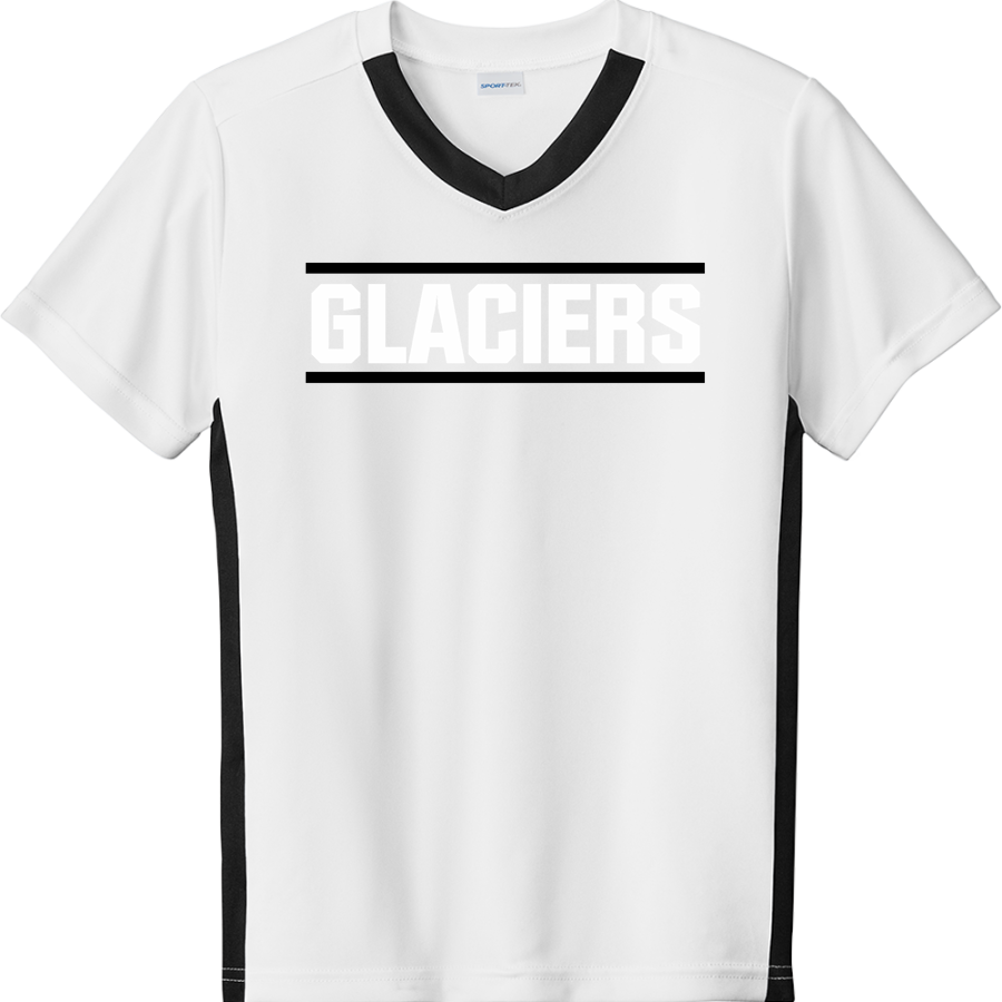 Ohio Glaciers Glaciers <span class="pdp-name-mascot">Ohio Glaciers Glaciers</span> Sport-Tek Youth Competitor United Short-Sleeve V-Neck Tee