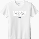 Mercy University Mavericks Online Store Sport-Tek Youth Competitor United Short-Sleeve V-Neck Tee Front Thumbnail